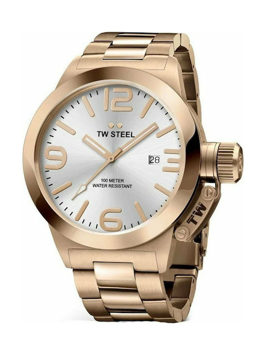 TW Steel Canteen Ceas Baterie cu Brățară metalică