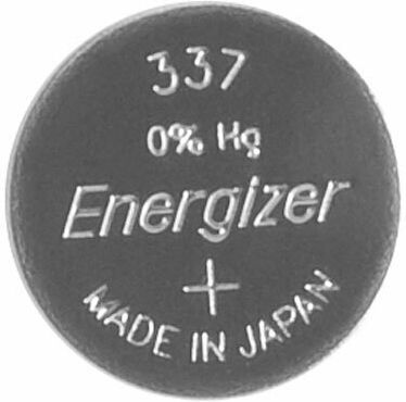 Energizer 337 Batterie Silber-Oxid für Uhren SR416 1.55V 1Stück