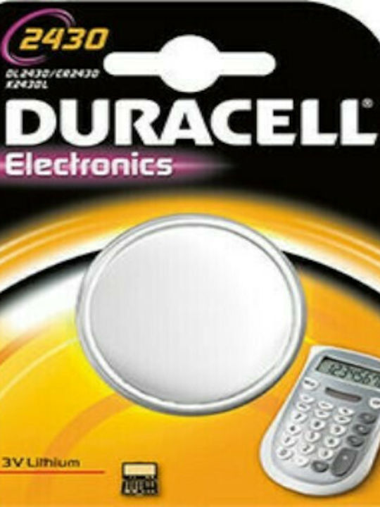 Duracell Electronics Μπαταρία Λιθίου Ρολογιών CR2430 3V 1τμχ