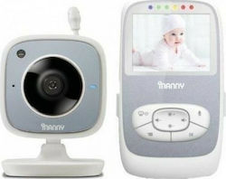 iNANNY Ασύρματη Ενδοεπικοινωνία Μωρού NM288 με Κάμερα & Οθόνη 2.4" με Αμφίδρομη Επικοινωνία & Νανουρίσματα