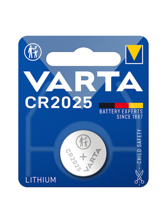 Varta Professional Electronics Μπαταρία Λιθίου Ρολογιών CR2025 3V 1τμχ