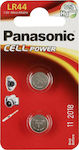 Panasonic Cell Power Batterien Alkalisch LR44 1...