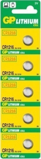 GP Batteries Lithium Cell Baterii CR1216 3V 5buc