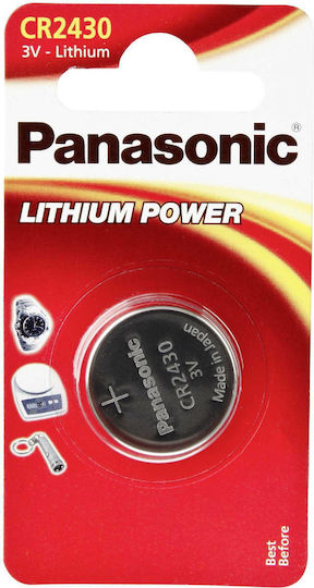 Panasonic Lithium Power Batterie für Uhren CR2430 3V 1Stück