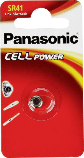 Panasonic Cell Power Batterie Silber-Oxid SR41 1.55V 1Stück