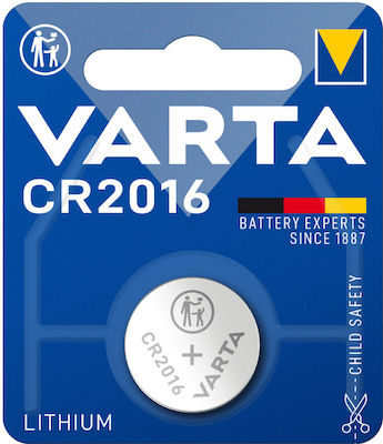 Varta Professional Electronics Μπαταρία Λιθίου Ρολογιών CR2016 3V 1τμχ