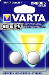 Varta Professional Electronics Baterii Litiu CR2025 3V 2 bucăți Varta Professional Electronics Baterii Litiu CR2025 3V 2 bucăți