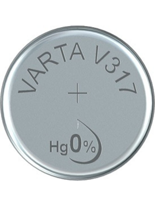 Varta V317 Silver Oxide Watch Battery SR516 1.55V 1pcs