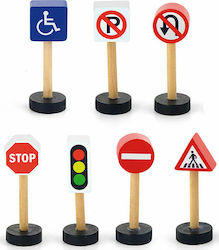 Viga Toys Miniature Toy Wooden Traffic Signs (Various Designs/Assortments of Designs) 1pc 50817