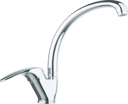 Fiore Max Tall Counter Silver Kitchen Faucet