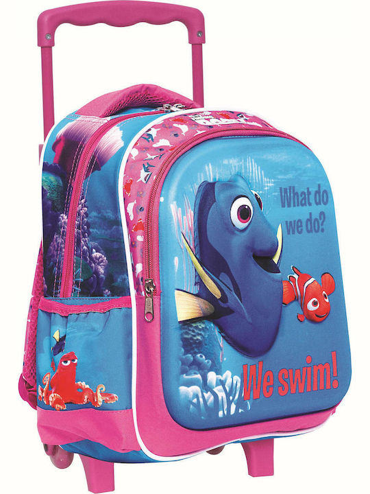 Gim Finding Dory School Bag Trolley Kindergarten in Blue color