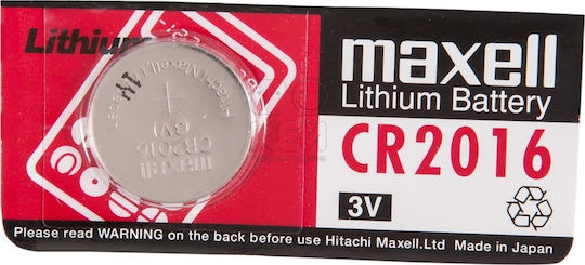 Maxell Lithium Uhrenbatterie Knopf 3V Cr2016