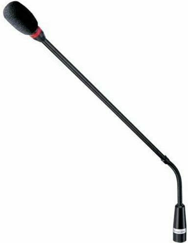 TOA TS-904 Кондензатор (Малка диафрагма) Микрофон XLR Gooseneck в Черен Цвят