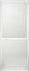 Z2 Mosquito Net Door Screw Mounted Hinged Made of Fiberglass White With Frame 230x110cm