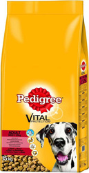 Pedigree Vital Protection 15kg Hrană Uscată pentru Câini Adulți de Rase Mari cu Vițel și Orez