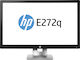 HP Elitedisplay E272q IPS Monitor 27" QHD 2560x1440 cu Timp de Răspuns 7ms GTG