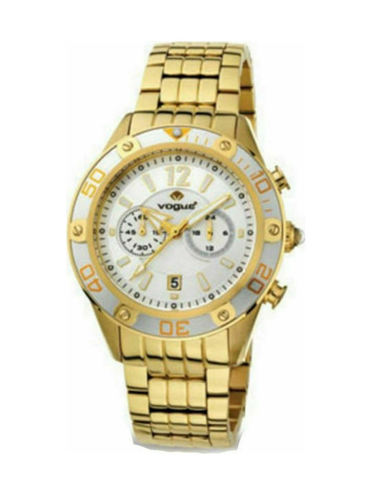 Vogue Uhr Chronograph mit Gold Metallarmband 221751.1