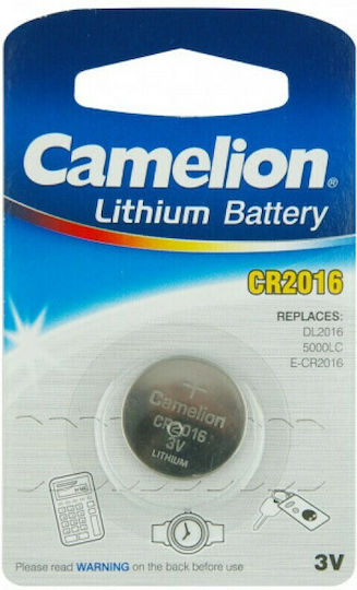 Camelion Μπαταρία Λιθίου Ρολογιών CR2016 3V 1τμχ