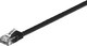 Goobay Flaches U/UTP Cat.6 (Gigabit) Netzwerkkabel Ethernet 5m Schwarzes