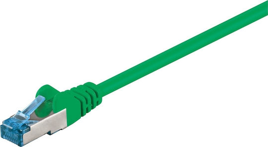 Goobay S/FTP Kat.6a (Gigabit) Netzwerkkabel Ethernet 1m Grünes