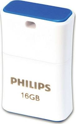 Philips Pico 16GB USB 2.0 Stick Alb