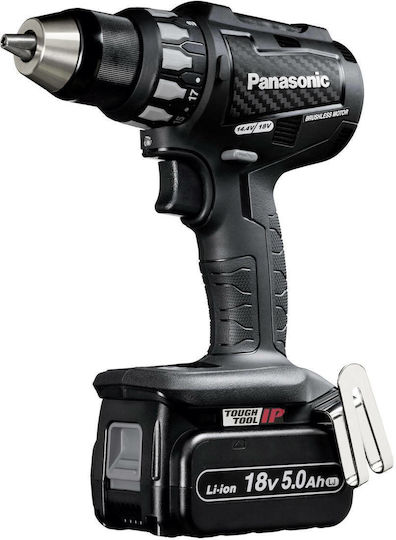 Panasonic Bohrschrauber Batterie Bürstenlos 18V 2x5Ah