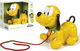 Baby Clementoni Συρόμενο Παιχνίδι Pull Along Pluto για 10+ Μηνών