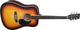 Jacky Jackson Acustică Chitară 801SB Sunburst