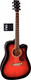 Gewa Acoustic Guitar D10-CE Violinburst