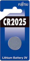 Fujitsu Lithium Watch Battery CR2025 3V 1 Piece
