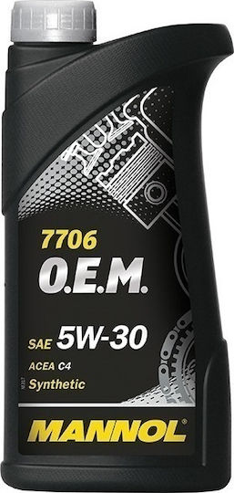 Mannol 7706 O.E.M. Synthetic Car Oil 5W-30 1lt