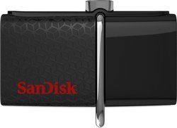 Sandisk Ultra Dual V2 16ГБ USB 3.0 Стик с връзка USB-A & micro USB-B Черно