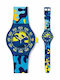 Swatch Out In The Wild Ανδρικό Ρολόι 44mm Μπαταρίας με Καουτσούκ Λουράκι