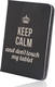 Keep Calm Flip Cover Μαύρο (Universal 7-8")