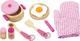 Viga Toys Cooking Tool Set - Pink από Ξύλο για 3+ Ετών 9τμχ