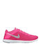 Flex 2016 RN GS Kids Sports Shoes Running with Laces Fuchsia