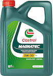 Castrol Συνθετικό Λάδι Αυτοκινήτου Magnatec Stop-Start 5W-30 A5 για κινητήρες Diesel 4lt