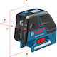 Bosch GCL 25 Professional Самонивелиращо Лазерен нивелир Точков Червен лъч 1.5V с Работен обхват 30м