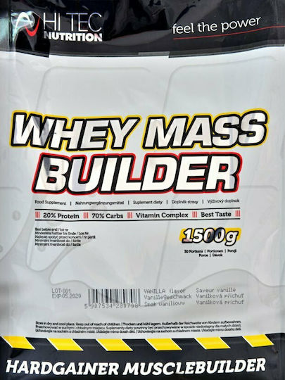Hitec Nutrition Whey Mass Builder Protein Molke mit Geschmack Schokolade 1.5kg