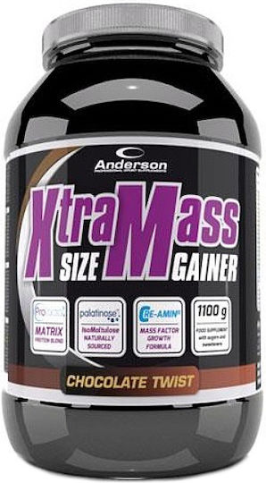 Anderson Xtra Mass Size Gainer with Creatine & Flavor Chocolate 1.1kg