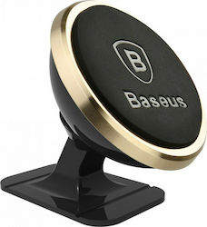 Baseus Basis für Mobiltelefon im Auto 360-Degree Rotation mit Magnet Gold