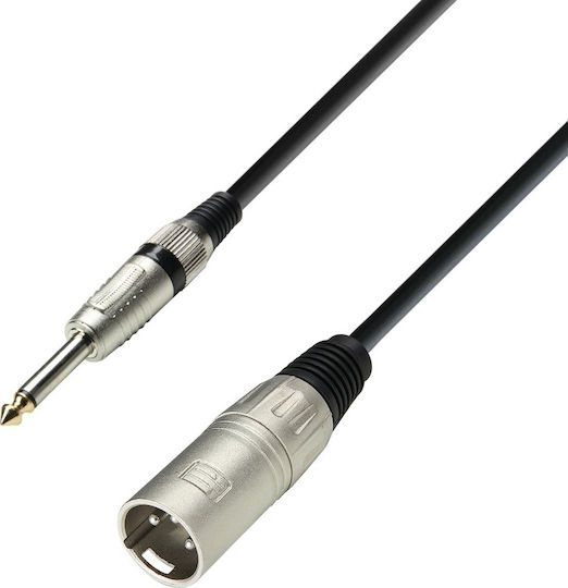 Adam Hall XLR male to 6.3mm male 3m Cable (K3MMP0300)