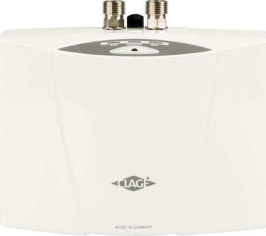 Clage MBH 7 Wall Mounted Electric Two-Phase Instant Water Heater for Bathroom / Kitchen 6.5kW