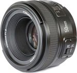 Yongnuo Full Frame Φωτογραφικός Φακός YN 50mm f/1.8 Σταθερός για Nikon F Mount Black