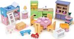 Le Toy Van Starter Furniture Set Мебели за Къща за Кукли