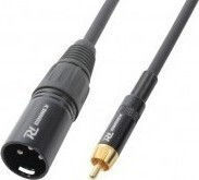 Power Dynamics Cable Kabel XLR-Stecker - RCA-Stecker Schwarz 3m 177.104