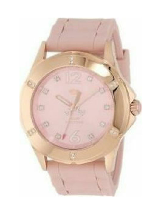 Juicy Couture Rich Girl Watch with Pink Rubber Strap