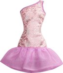 Barbie Barbie Fashion Pack - Silver/Pink Dress Clothes for Dolls CMV43