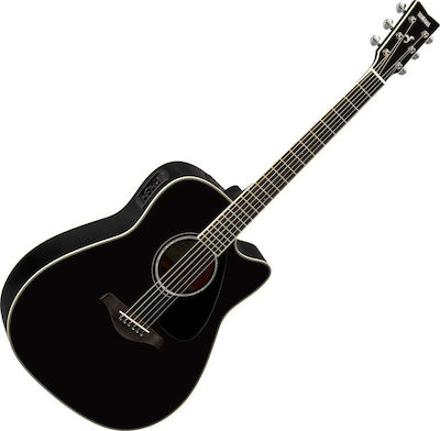 Yamaha Semi-acustic Chitară Chitare acustice cu decupaj Negru