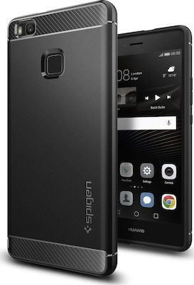 Spigen Rugged Armor Plastic Back Cover Black (Huawei P9 Lite)